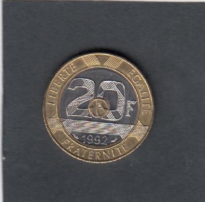 Beschrijving: 20 Francs MONT ST.MICHEL